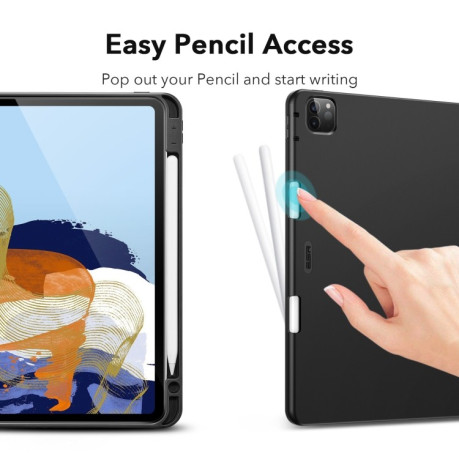 Чехол-книжка  ESR Rebound Pencil Series для iPad Pro 11 2021/2020/2018 - черный