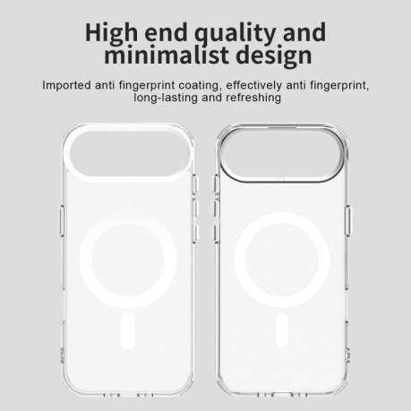 Противоударный чехол Candy Magsafe PC Hybrid TPU для iPhone Air - белый