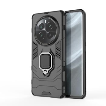 Чехол HMC с поворотным 360 держателем на Realme 12 Pro / 12 Pro+ - черный
