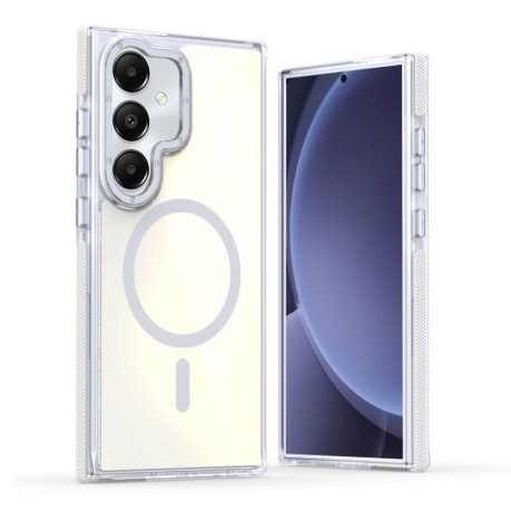 Чохол Dual-Color Gradient Discolor MagSafe  для Samsung Galaxy S22 Ultra - білий