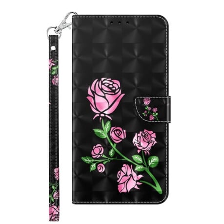 Чохол-книга 3D Painting для Samsung Galaxy A55 5G - Rose