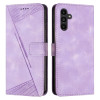 Чехол-книжка Dream Triangle Leather на Samsung Galaxy S24 - фиолетовый
