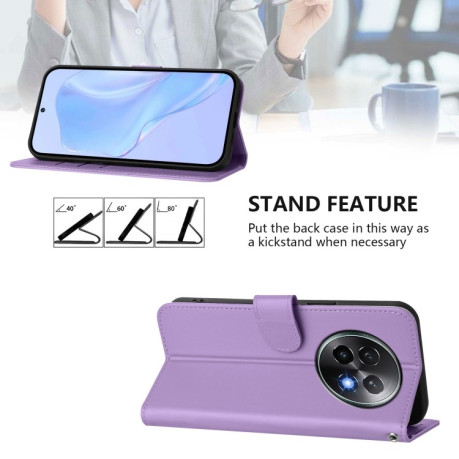 Чохол-книжка Skin Feel S-type для Realme 13+ 5G/13 Pro 5G/13 Pro+ - фіолетовий