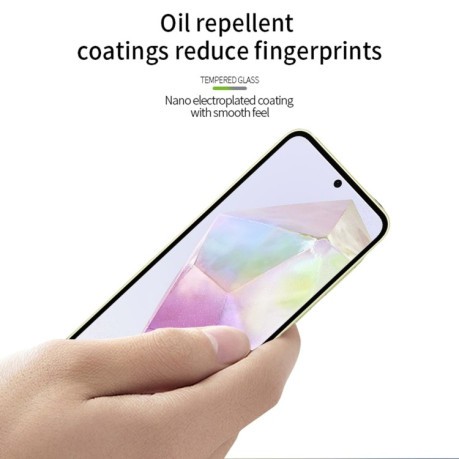 Защитное стекло PINWUYO 9H 3D Full Screen на Samsung Galaxy A36 / A56 - черное
