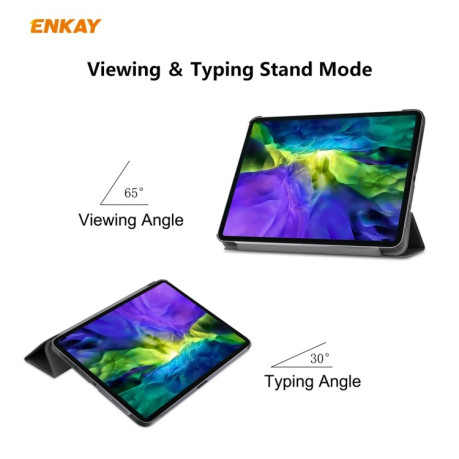 Чохол-книжка ENKAY ENK-8001 для iPad Pro 11 2020/2021/2018/Air 2020 - синій