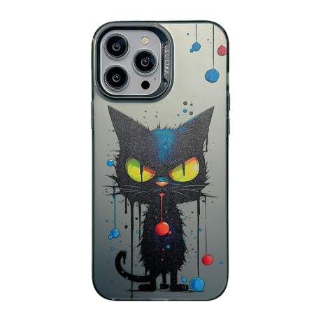 Чохол Cute Animal Pattern Series для iPhone 15 Pro Max - Cat