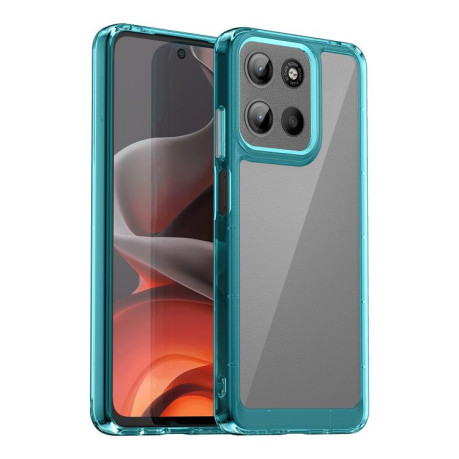 Протиударний чохол Colorful Acrylic Series для Motorola Moto G15 - синій