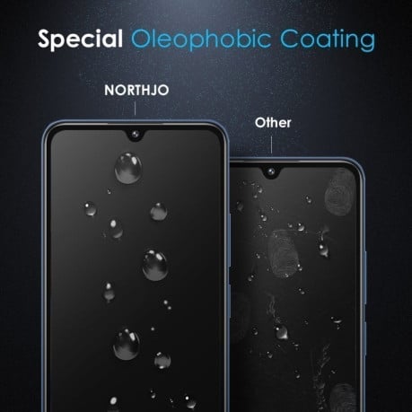 Защитное стекло NORTHJO A++ Screen Protector Full Glue Silk Printing на Xiaomi Redmi 14C/Poco C75