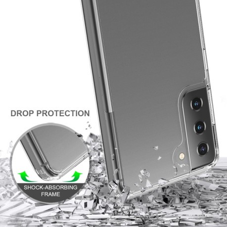 Акриловый противоударный чехол HMC на Samsung Galaxy S21 - серый
