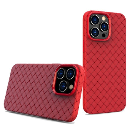 Противоударный чехол BV Woven на iPhone 14 Pro Max - красный
