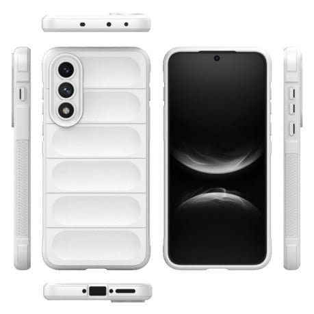 Силиконовый чехол Magic Flannel на OnePlus Ace 5 Ultra 5G / Nord 5 - белый
