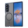 Противоударный чехол Fan Dun Series TPU Hybrid PC Frosted Magsafe для Samsung Galaxy Fold 7 5G - синий