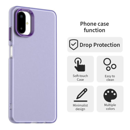 Протиударний чохол Candy Series для Samsung Galaxy F06 5G / M06 5G - фіолетовий