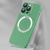 Противоударный чехол Ice Texture MagSafe для iPhone 14 Pro Max - зеленый
