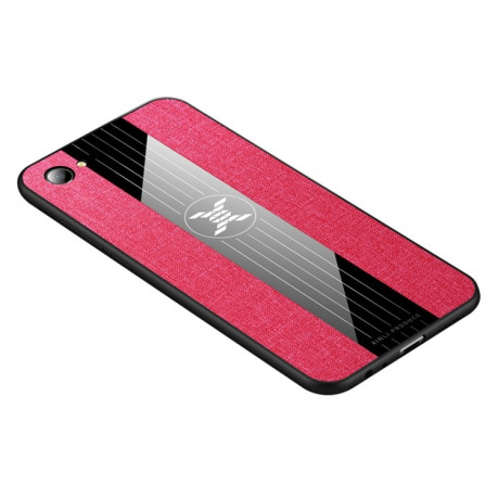 Протиударний чохол XINLI Stitching Cloth на OPPO A3 - червоний
