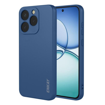 Силіконовий чохол ENKAY Liquid Silicone на Realme 15T 5G — темно-синій