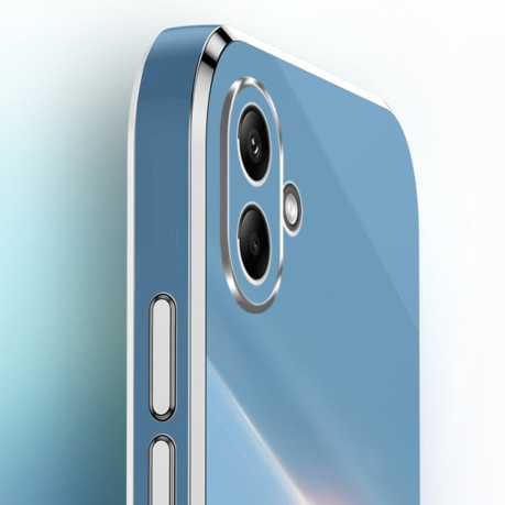 Противоударный чехол XINLI Straight Edge with Ring Holder для Samsung Galaxy A06 4G - розовый