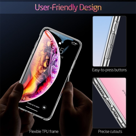Скляний чохол ESR Ice Shield Series на iPhone 11 Pro -прозорий
