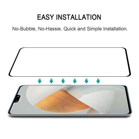 Защитное стекло Full Glue Full Cover для Vivo S12 / V23 5G - черное