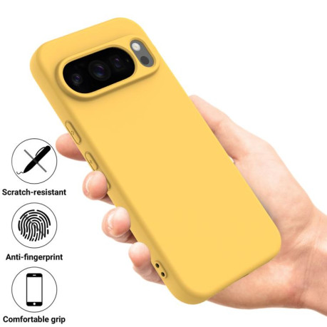 Силіконовий чохол Solid Color Liquid Silicone на Google Pixel 10 Pro XL - жовтий