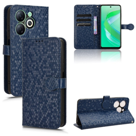 Чехол-книжка Honeycomb Dot для Infinix Smart 8 - синий