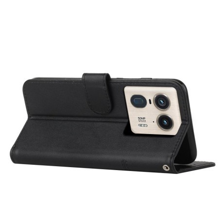 Чехол-книжка Stitching Calf Texture для Motorola Edge 50 Ultra - черный