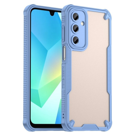 Противоударный чехол Armor Glaze PC Hybrid для Samsung Galaxy A56 5G - синий