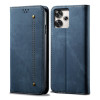 Чехол-книжка с джинсовой тканью casual на Xiaomi Poco M6 4G - синий