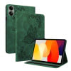 Чохол-книжка Butterfly Flower Embossed Leather на Xiaomi Redmi Pad 2 / Xiaomi Redmi Pad SE 11 2025 - зелений
