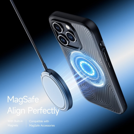 Чехол DUX DUCIS Aimo Series MagSafe Frosted Feel на iPhone 15 Pro -черный