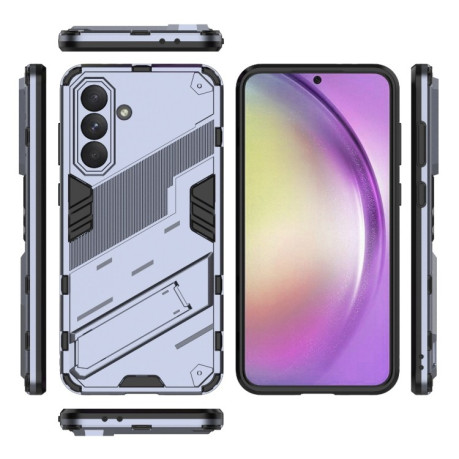 Противоударный чехол Punk Armor для Samsung Galaxy A56 5G - серый