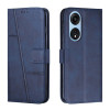 Чехол-книжка Stitching Calf Texture для OPPO A1 5G/A98 5G/A97/F23 5G - синий