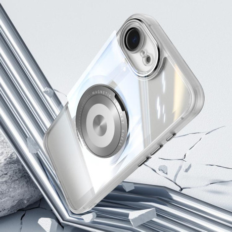 Протиударний чохол MagSafe Acrylic Hybrid для iPhone 16e - сірий