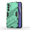 Противоударный чехол Punk Armor для Samsung Galaxy A35 5G - зеленый