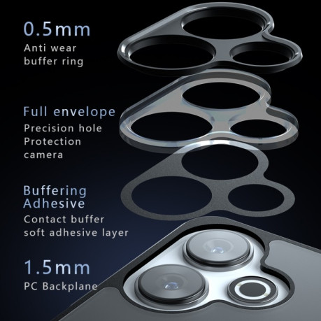 Противоударный чехол Armor Precise Hole PC Hybrid TPU для Xiaomi Poco M6 4G - черный