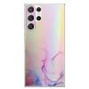 Противоударный чехол Laser Marble для Samsung Galaxy S23 Ultra 5G - розовый