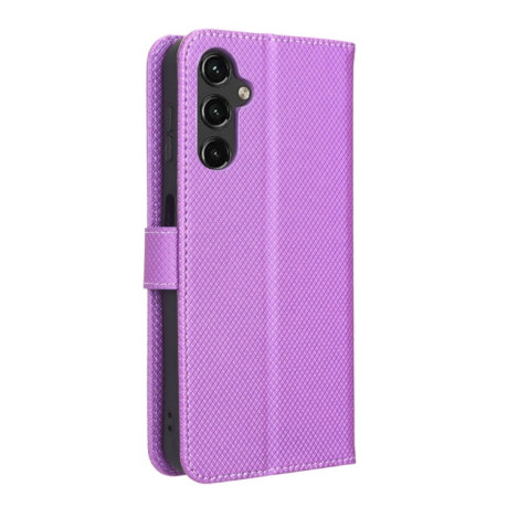 Чехол-книжка Diamond Texture для Samsung Galaxy A24 4G/A25 5G - фиолетовый