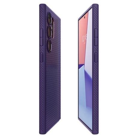 Оригинальный чехол Spigen Liquid Air для Samsung Galaxy S24 Ultra - Purple