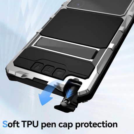Противоударный чехол R-JUST Life Waterproof для Samsung Galaxy S25 Ultra 5G - серебристый