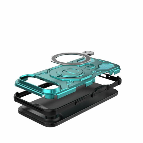 Противоударный чехол J-20 Solid Color MagSafe Magnetic на iPhone Air - синий