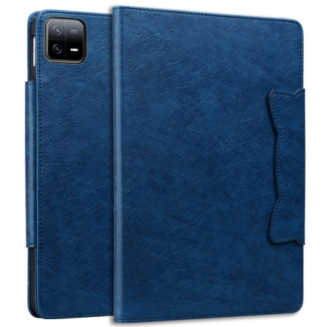 Чохол-книжка Cat Buckle Leather на Xiaomi Pad 7/7 Pro - синій