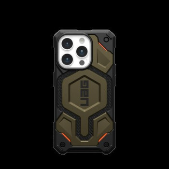 Оригинальный чехол UAG Monarch Pro MagSafe для iPhone 15 Pro - Kevlar element green