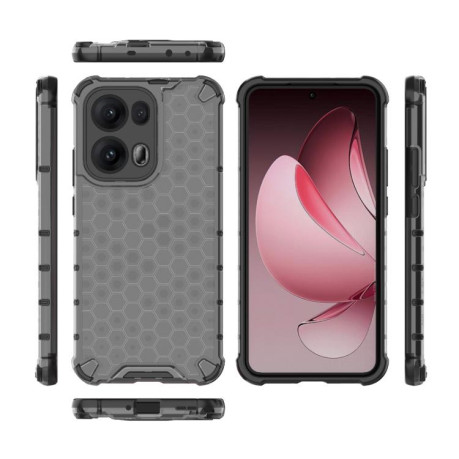 Протиударний чохол Honeycomb на OPPO Reno13 Pro 5G Global - чорний