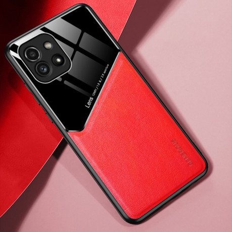 Противоударный чехол Organic Glass для Samsung Galaxy A03 - красный