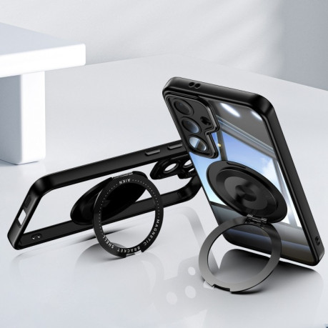 Протиударний чохол MagSafe Acrylic Hybrid  для Samsung Galaxy S25+ 5G - чорний