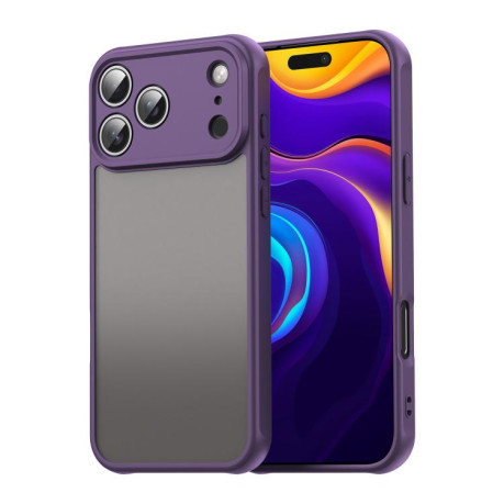 Чехол Fan Dun Series TPU Hybrid PC на iPhone 17 Pro Max - фиолетовый