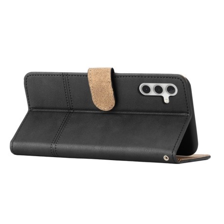 Чехол-книжка Cowhide Texture Stitching Leather на Samsung Galaxy A56 5G - черный