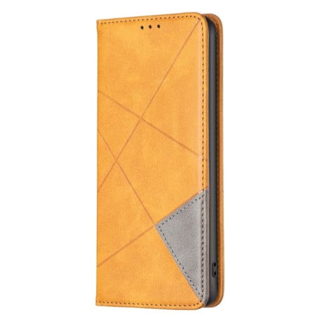 Чехол-книжка Rhombus Texture для Samsung Galaxy A56 5G - желтый