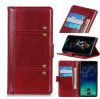 Чохол-книга Peas Crazy Horse Texture на Samsung Galaxy S21 - червоний