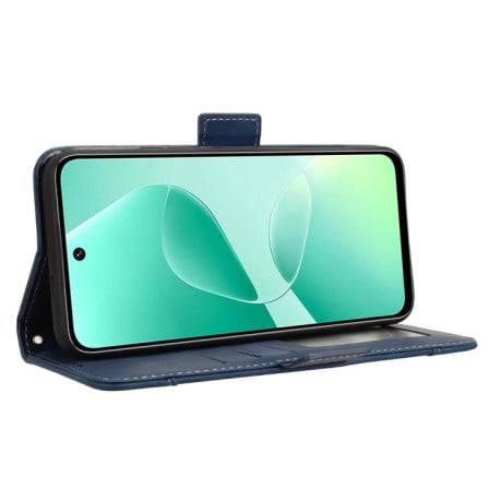 Чохол-книжка Skin Feel з м'якою фактурою Calf на Infinix Hot 60i 4G / Hot 60 5G - синій